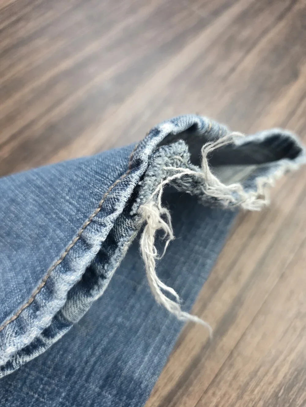βAeropostale Vintage 2000s Medium Wash Low Rise Flared Bootcut Denim Jeans Size - Picture 5 of 7